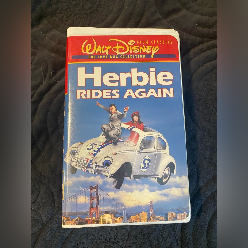 Walt Disney Herbie Rides Again VHS